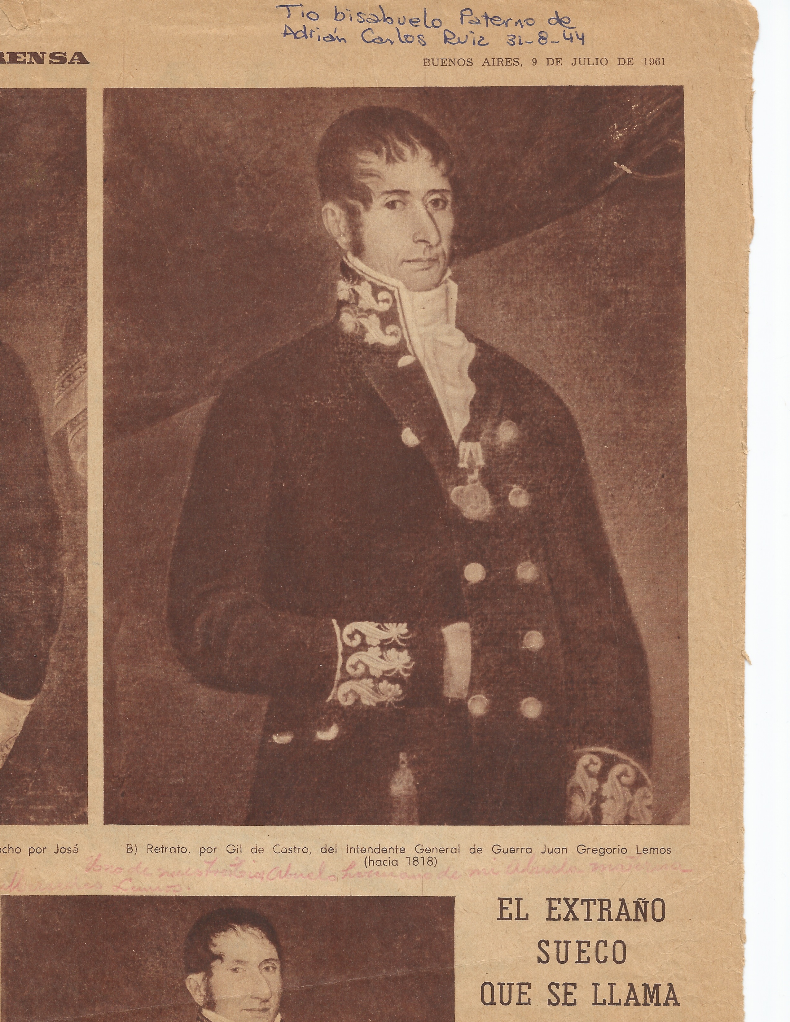 General Juan Gregorio Lemos